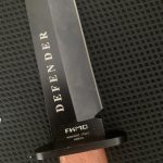 AF008 USMC-Style Tactical Knife - D2 Steel, Stacked Wood Handle photo review