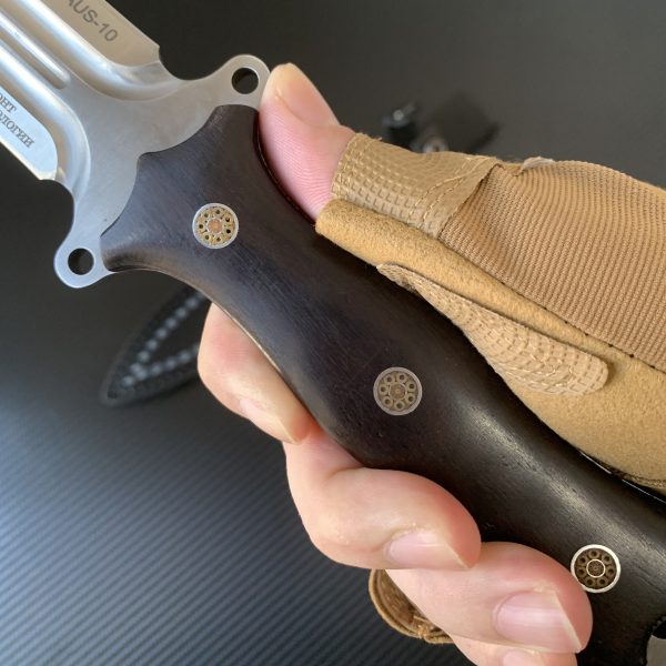 Af017 tactical dagger hardwood handle