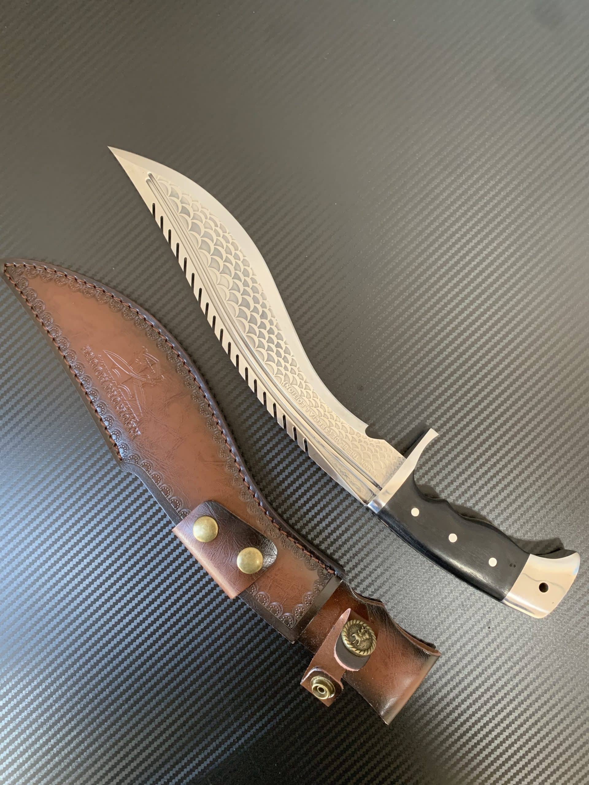 Af020 nepalese style tactical knife by master bladesmiths